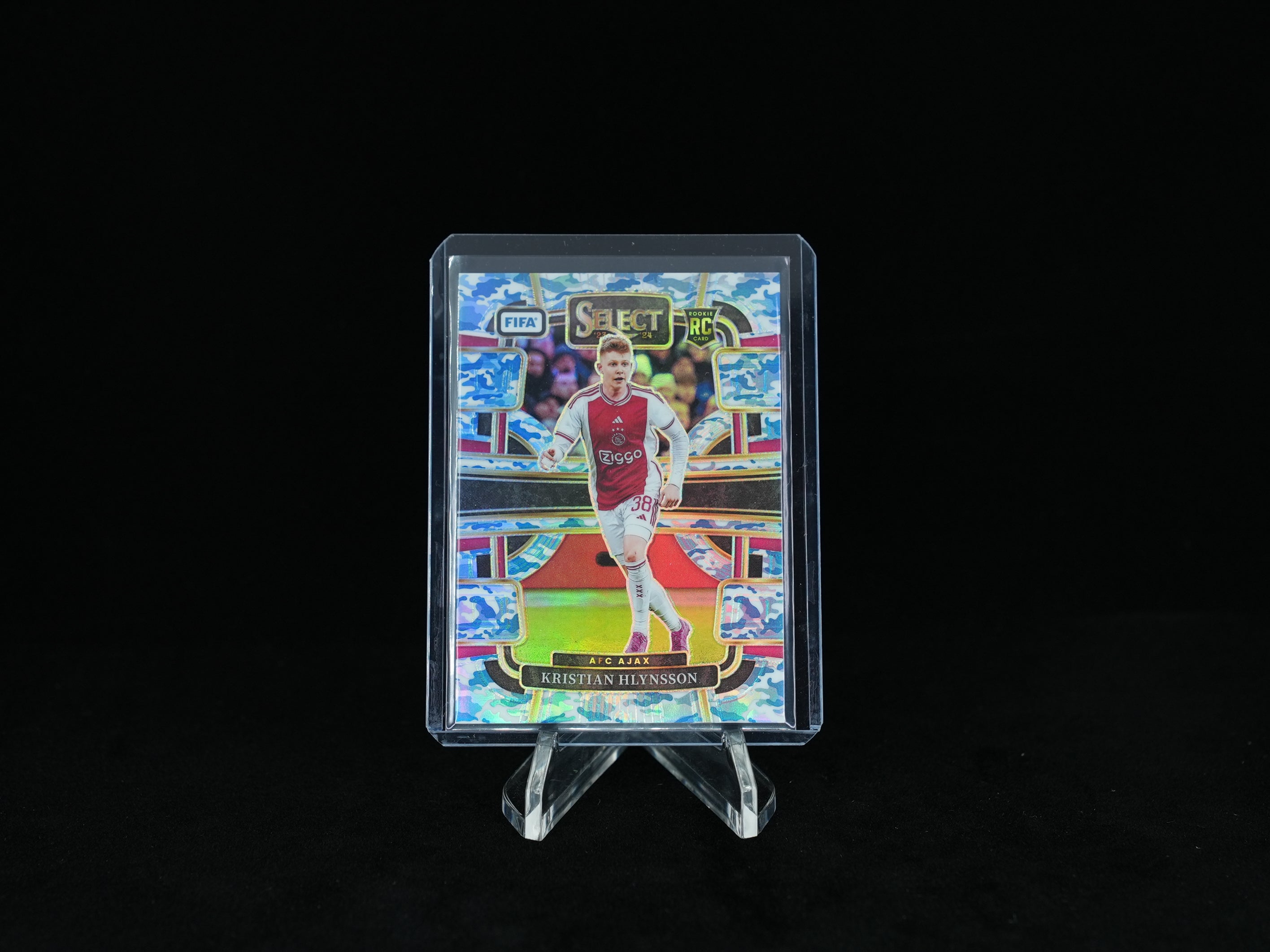 2023-2024 PANINI- SELECT FIFA - AFC Ajax - Kristian Hlynsson - Winter Camo Prizm 4/99